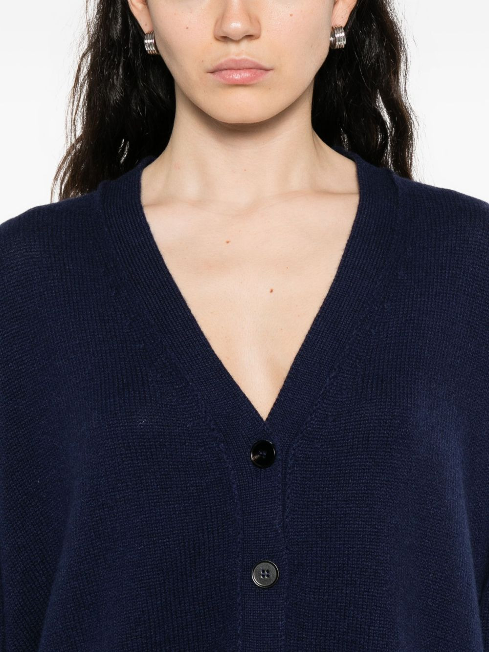 button-front cashmere cardigan - 5