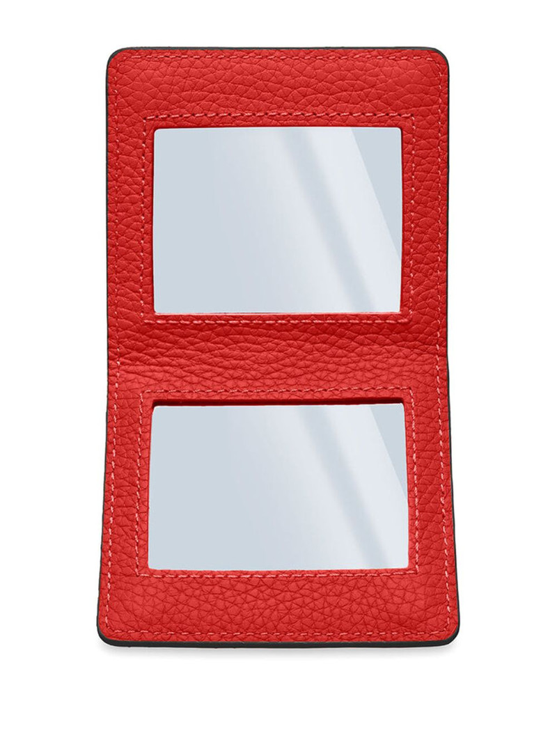 magnetic leather compact mirror 5