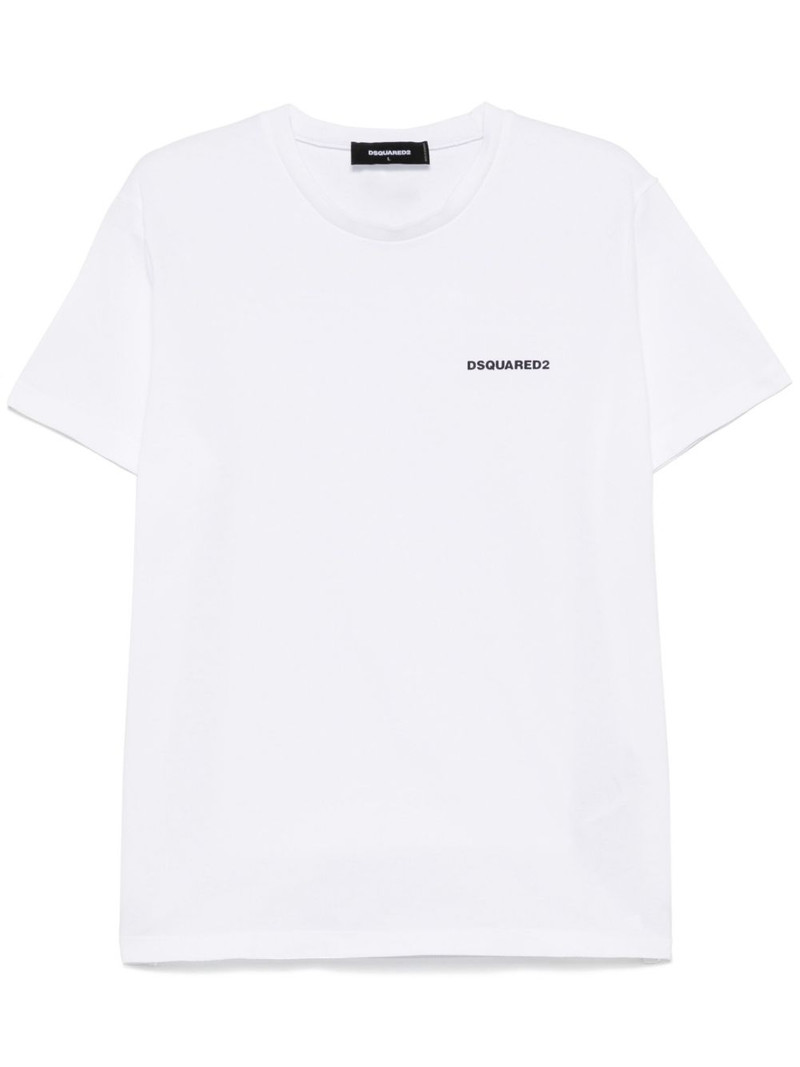 rubberised logo-print T-shirt 1