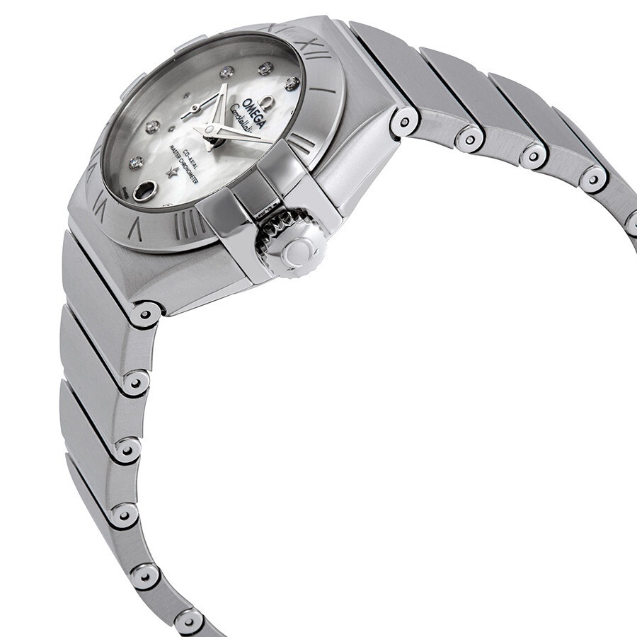Omega Constellation Automatic Mother of Pearl Dial Ladies Watch 127.10.27.20.55.001 - 2