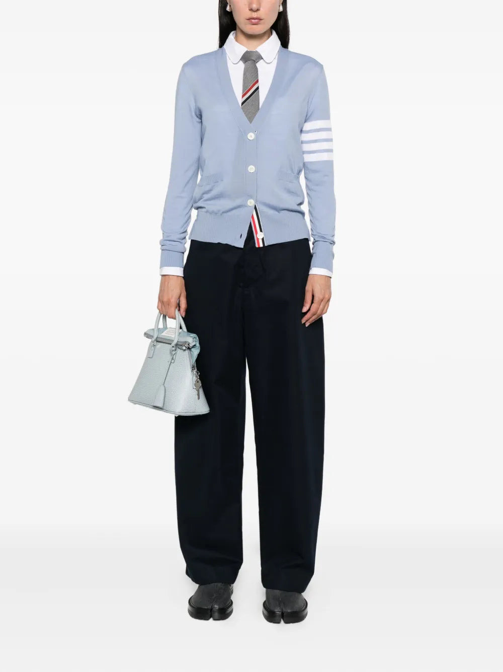 Thom Browne Women Virgin Wool Cardigan - 2