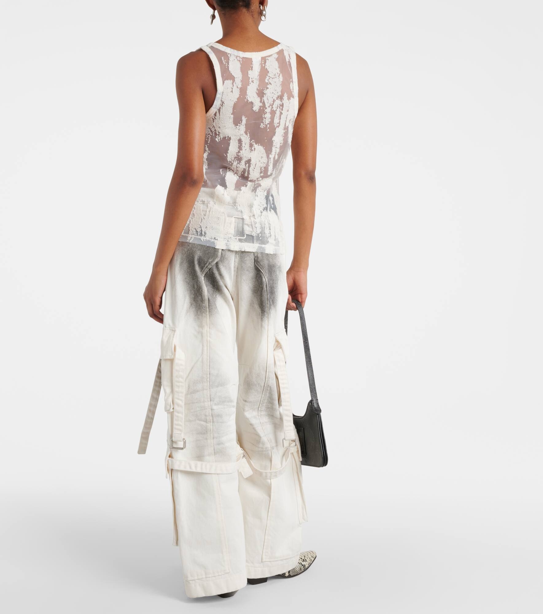 Ejoan cotton-blend tank top - 3