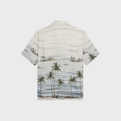 CELINE hawaiian shirt in printed viscose outlook
