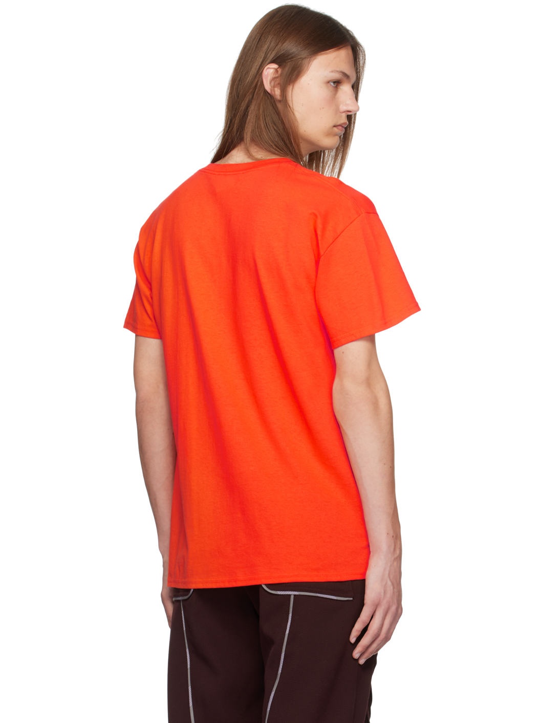 Orange 'SOS' T-shirt - 3