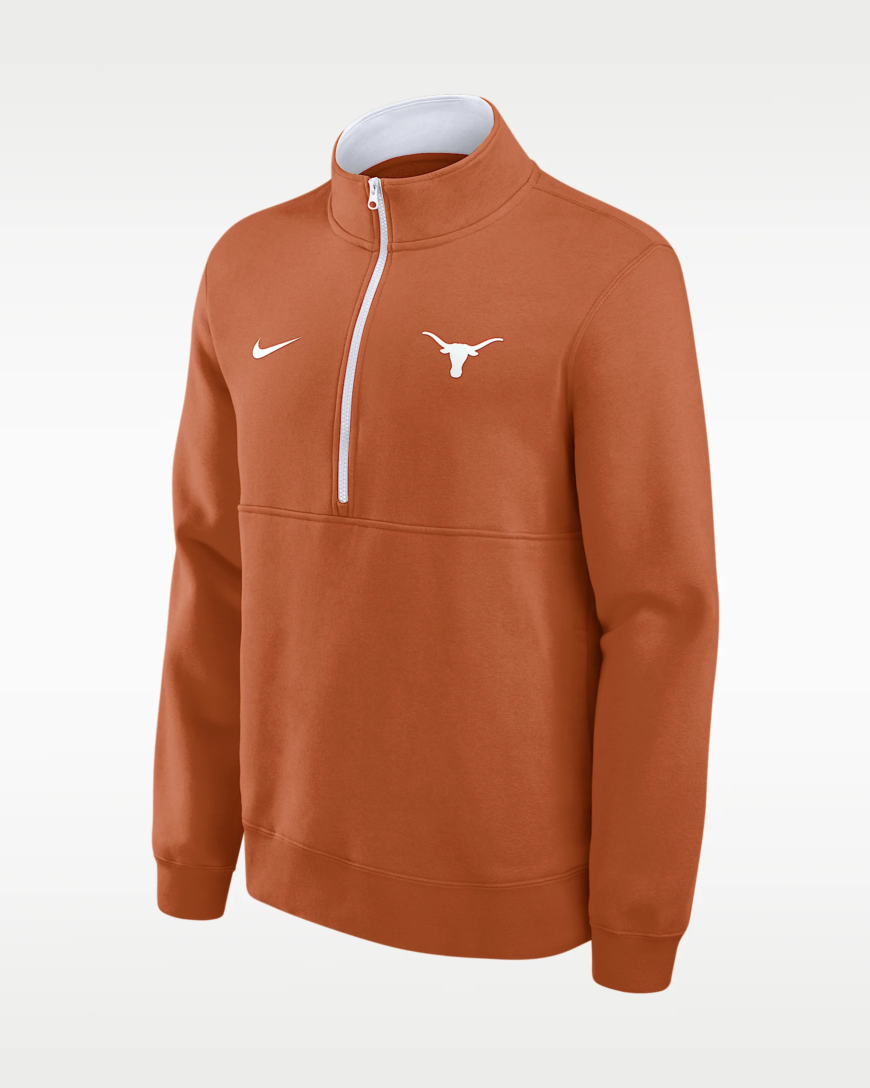 Texas Primetime Primary Logo Men's Nike College 1/2-Zip Crew - 1