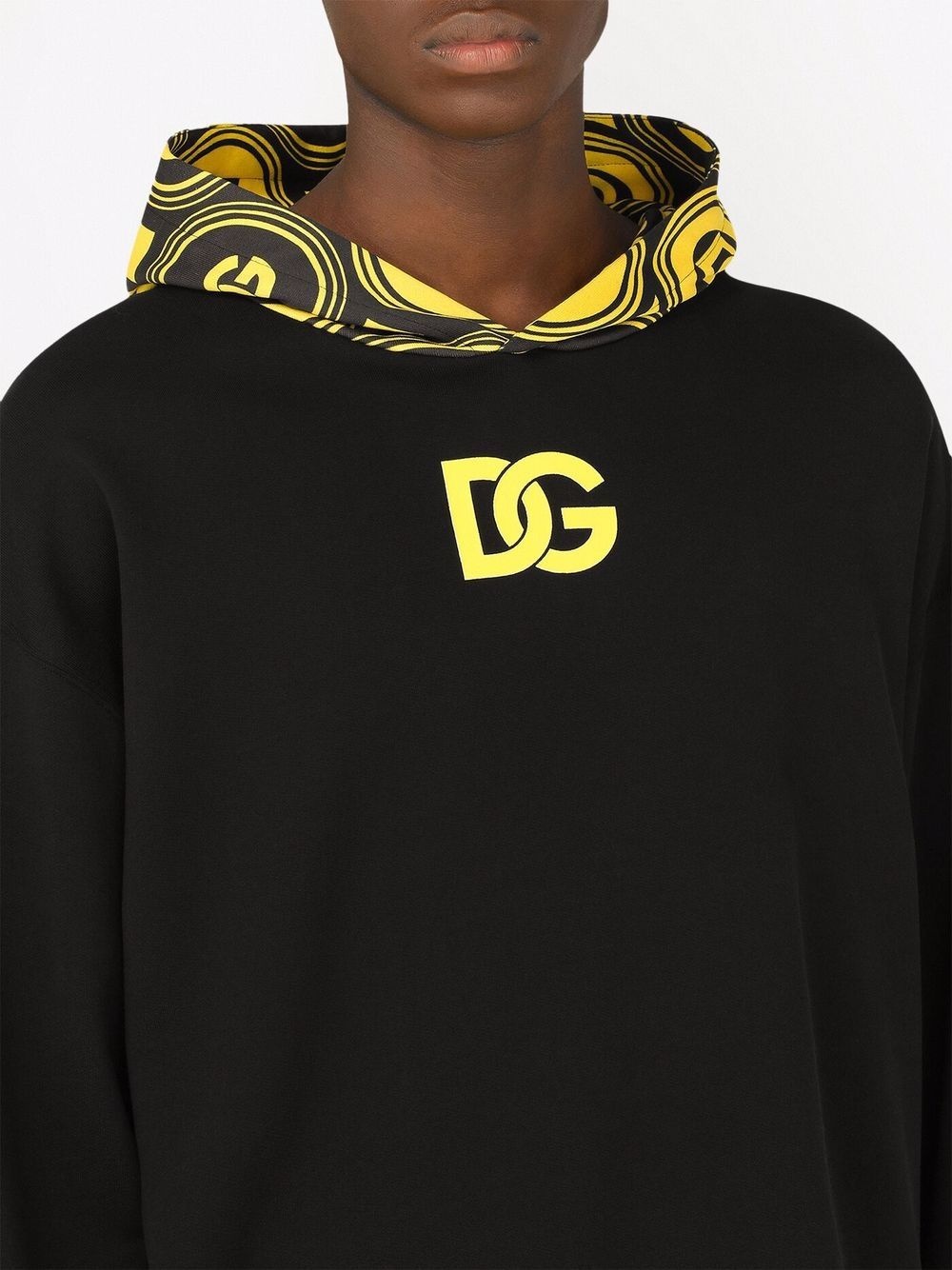 logo-hood pullover hoodie - 5