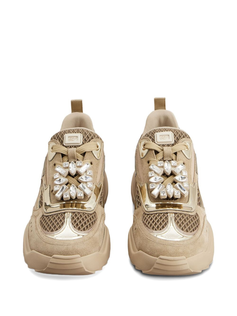 Viv' on the Run crystal-embellished sneakers - 3