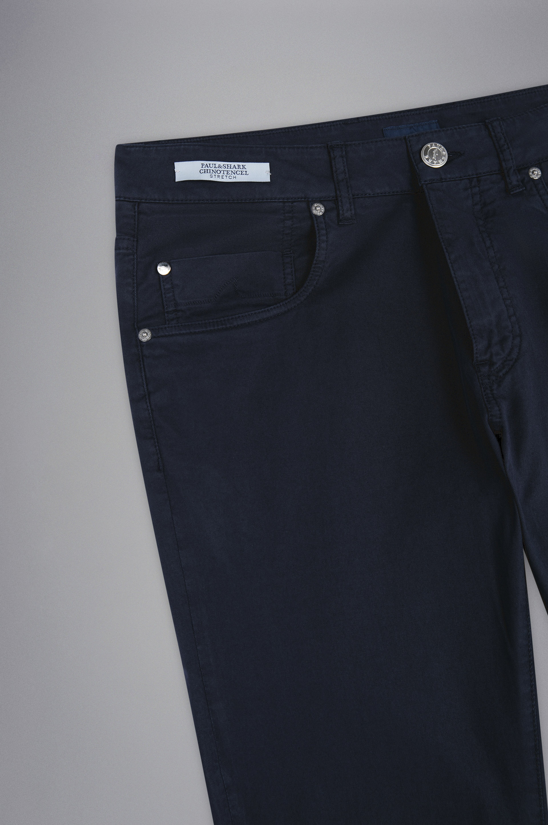 CHINO TENCEL COTTON STRETCH 5 POCKETS TROUSERS - 5