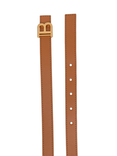 Balmain B logo-buckle leather belt outlook