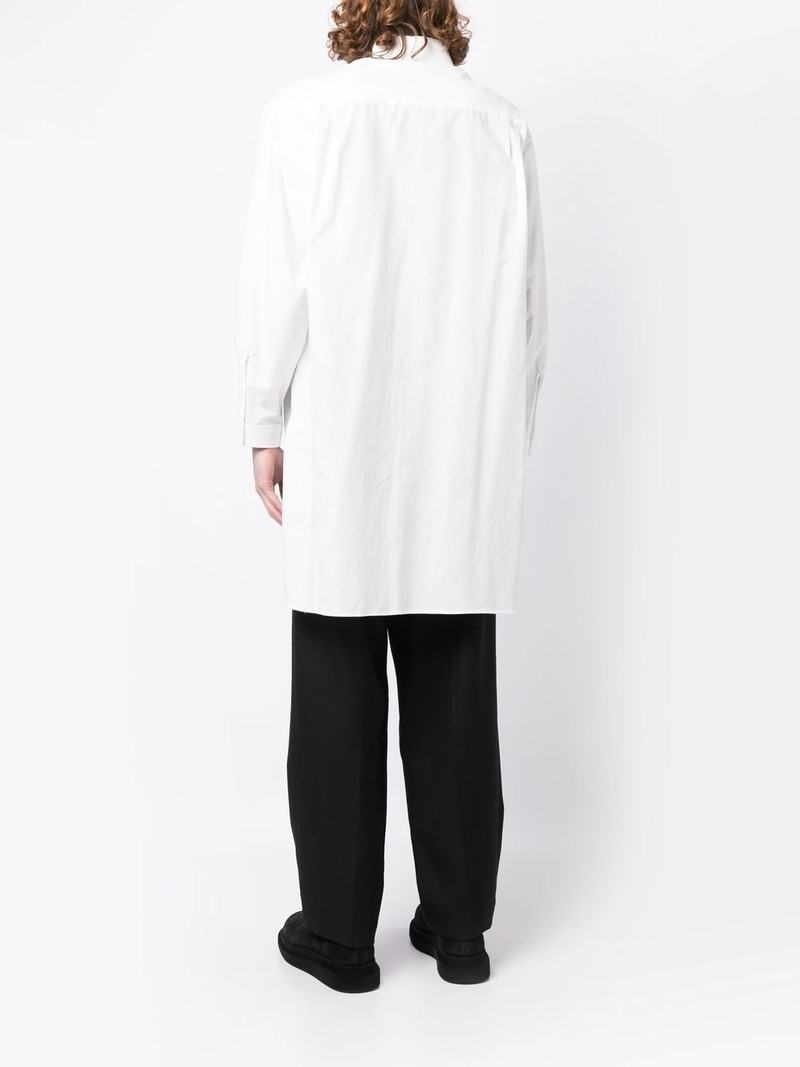tab-collar long shirt 4