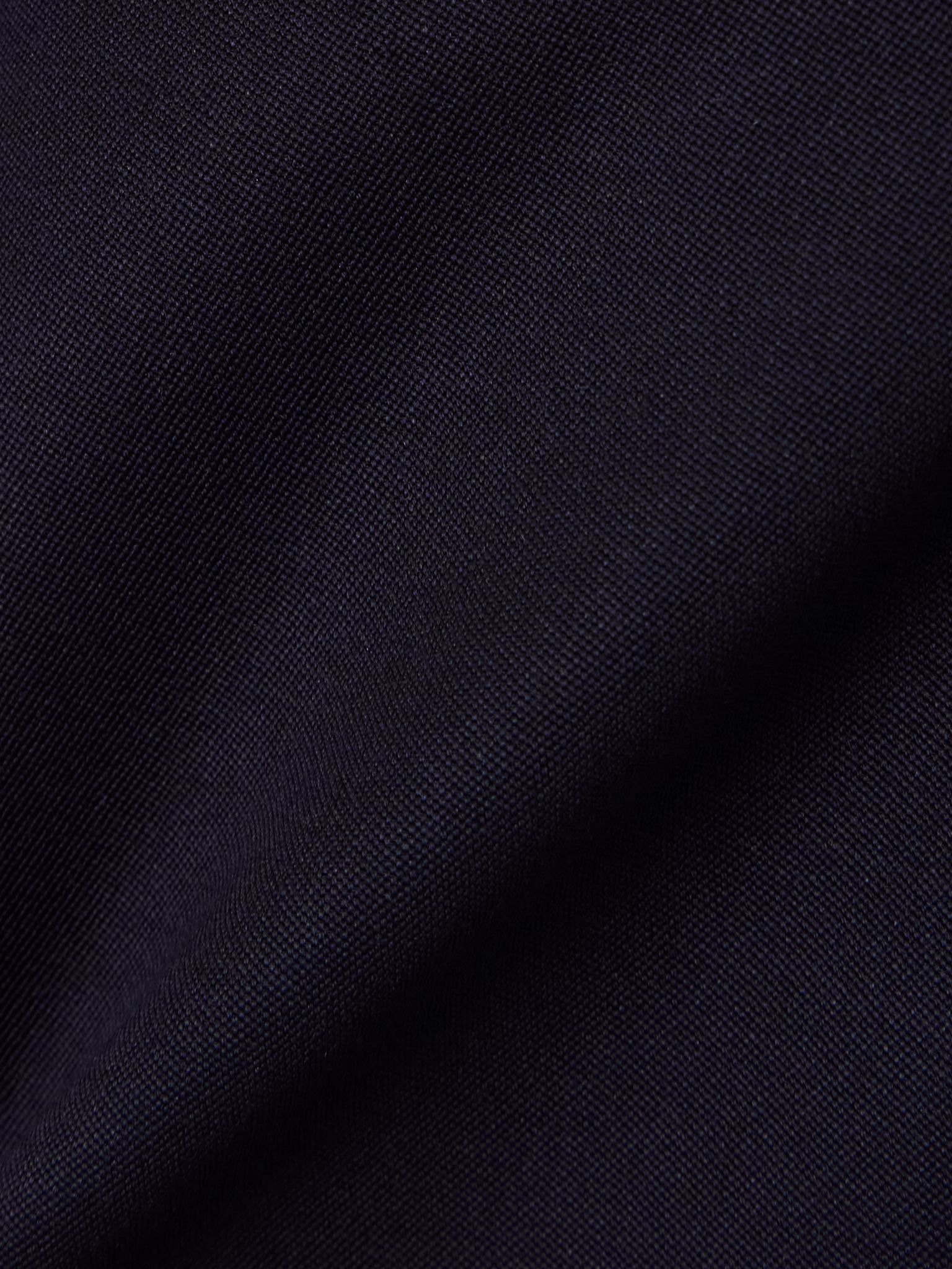Cropped grain de poudre wool tapered pants Navy - 5