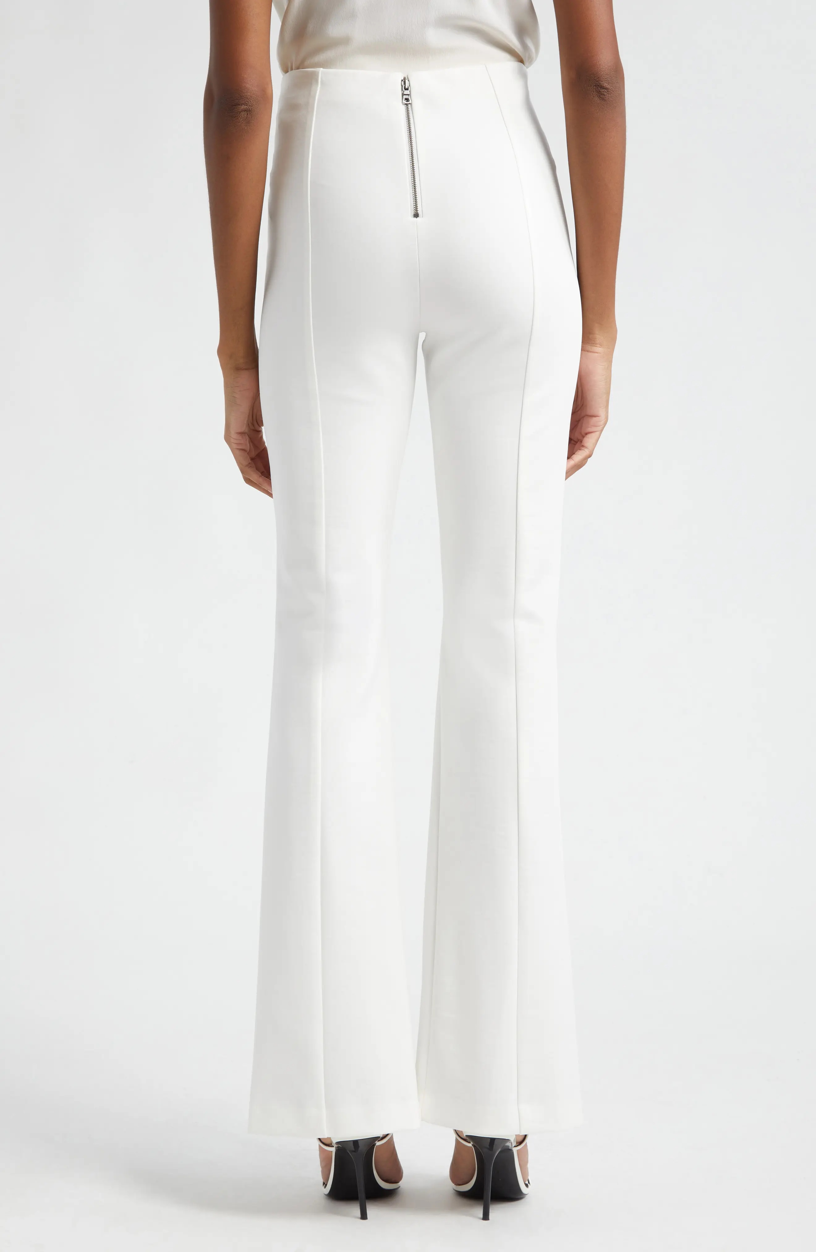 Emiko Split Cuff High Waist Flare Pants - 2