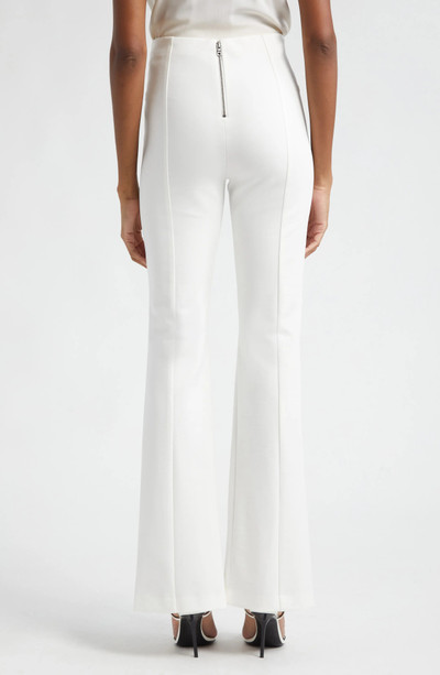 Alice + Olivia Emiko Split Cuff High Waist Flare Pants outlook