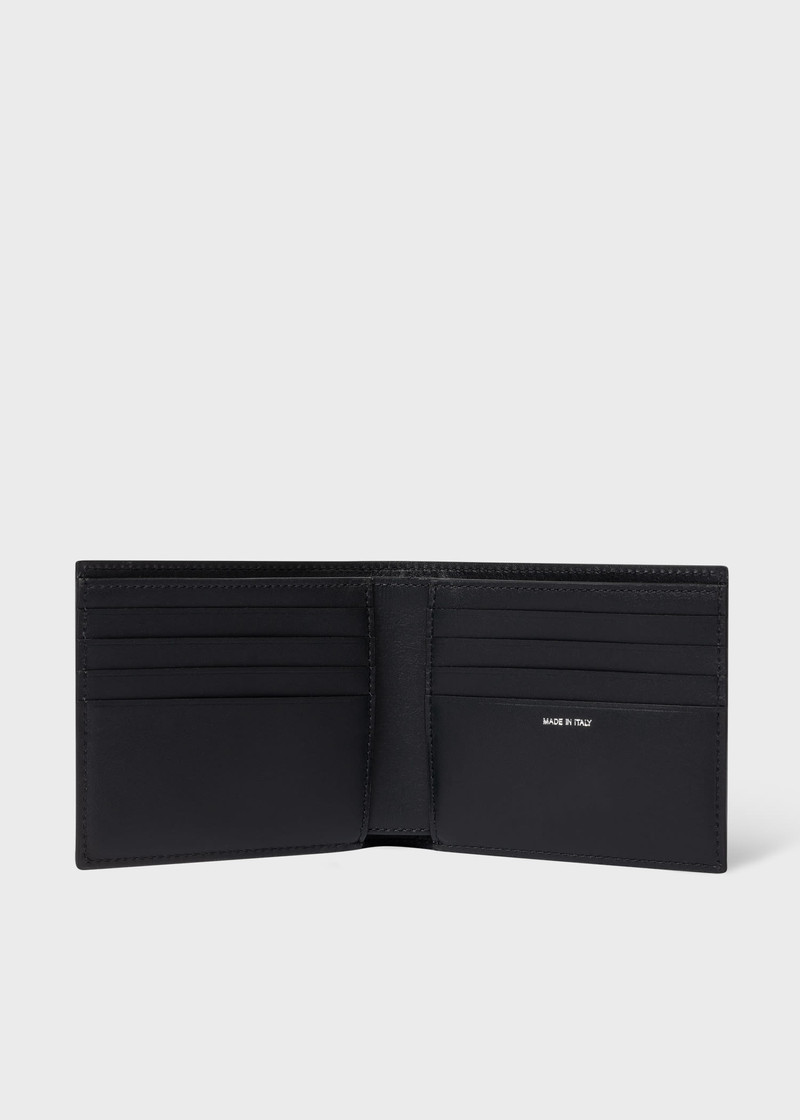 Paul Smith 'Rug' Print Leather Billfold Wallet outlook
