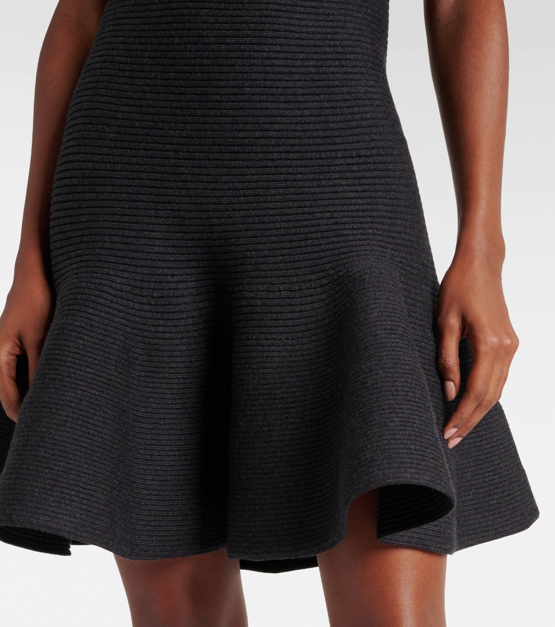 Wool-blend minidress - 5
