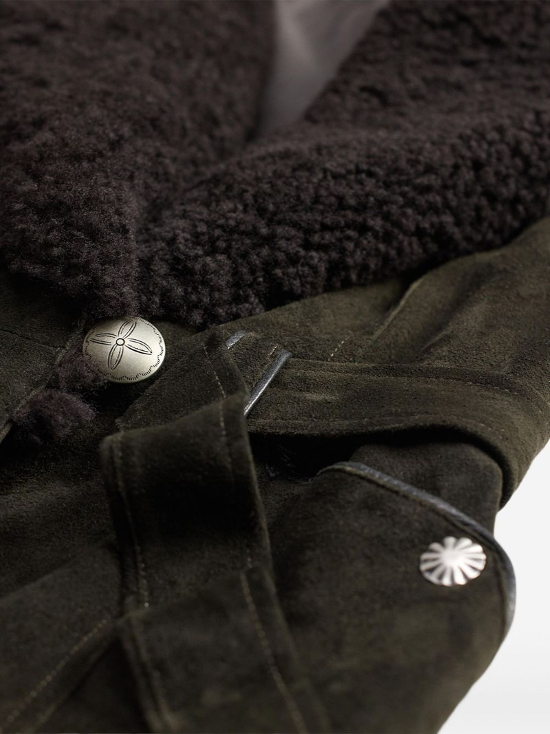 belted suede coat 5