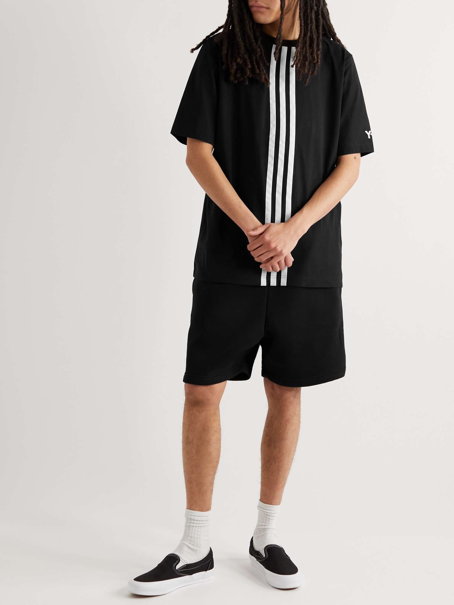 CH1 Striped Cotton-Jersey T-Shirt - 2