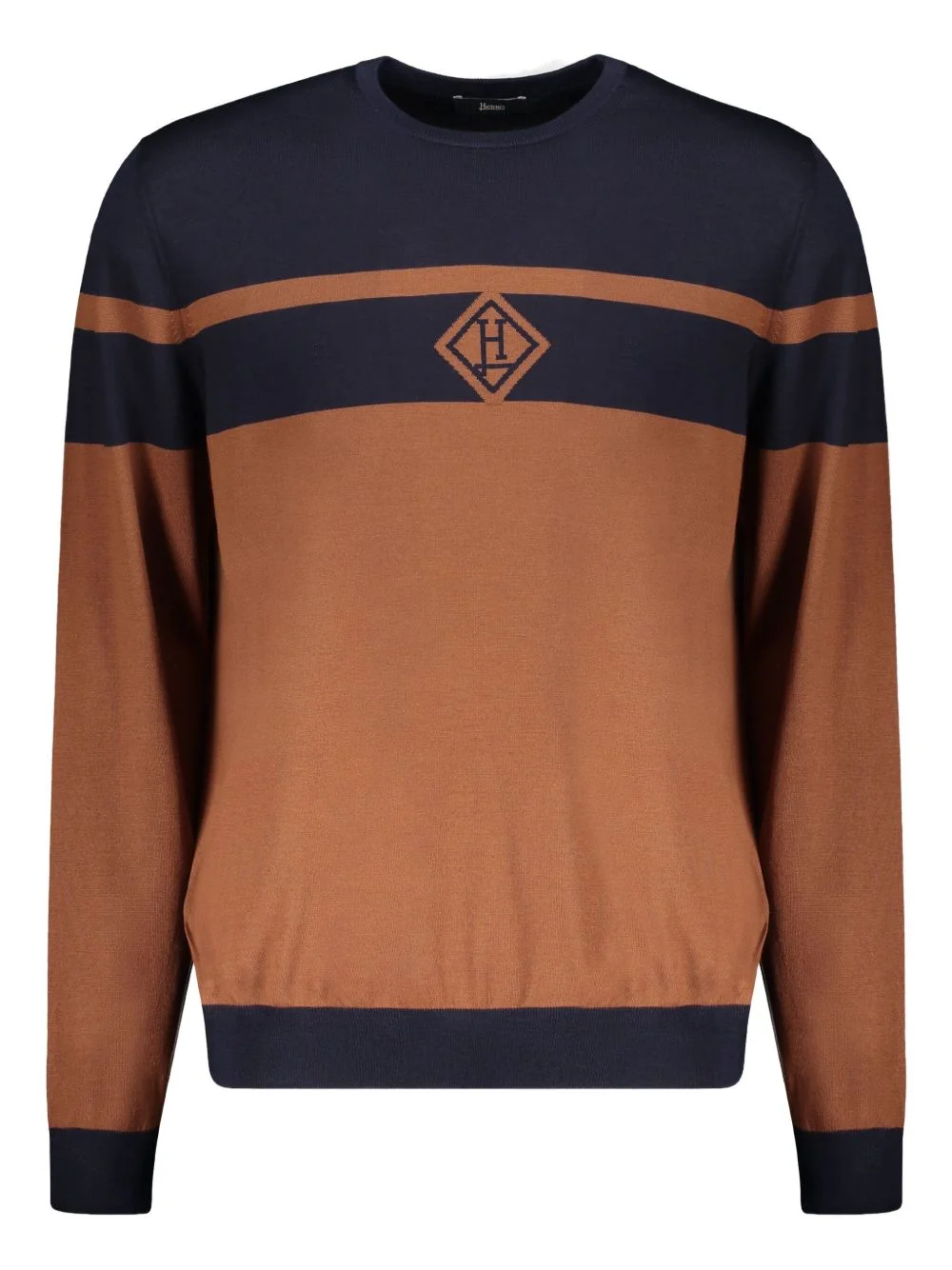 crew-neck virgin wool sweater - 1