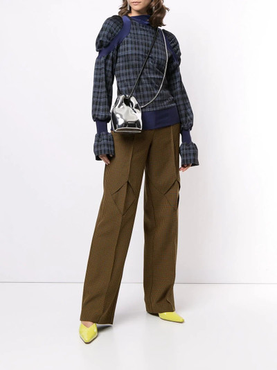 Kiko Kostadinov plaid check jumper outlook