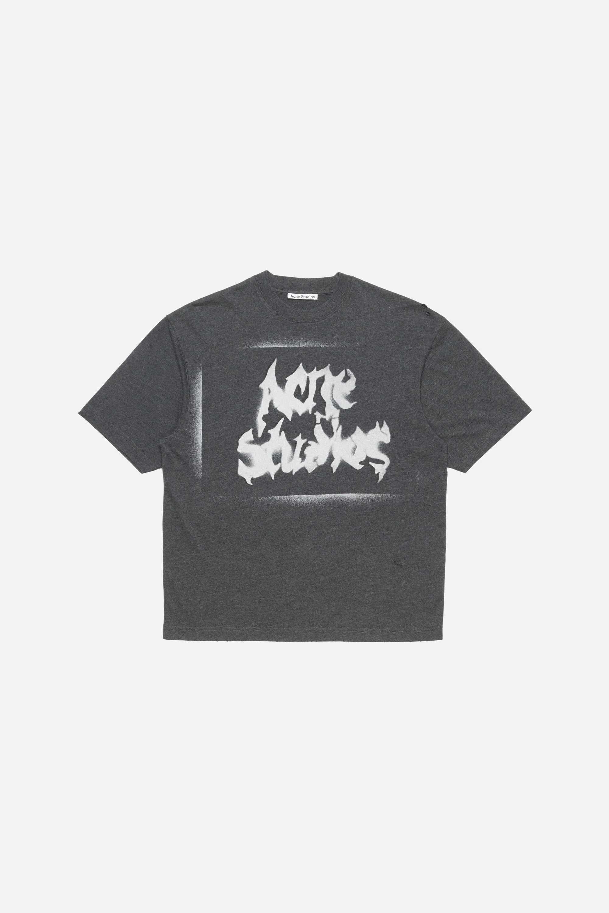 Gothic logo t-shirt - Faded black - 1