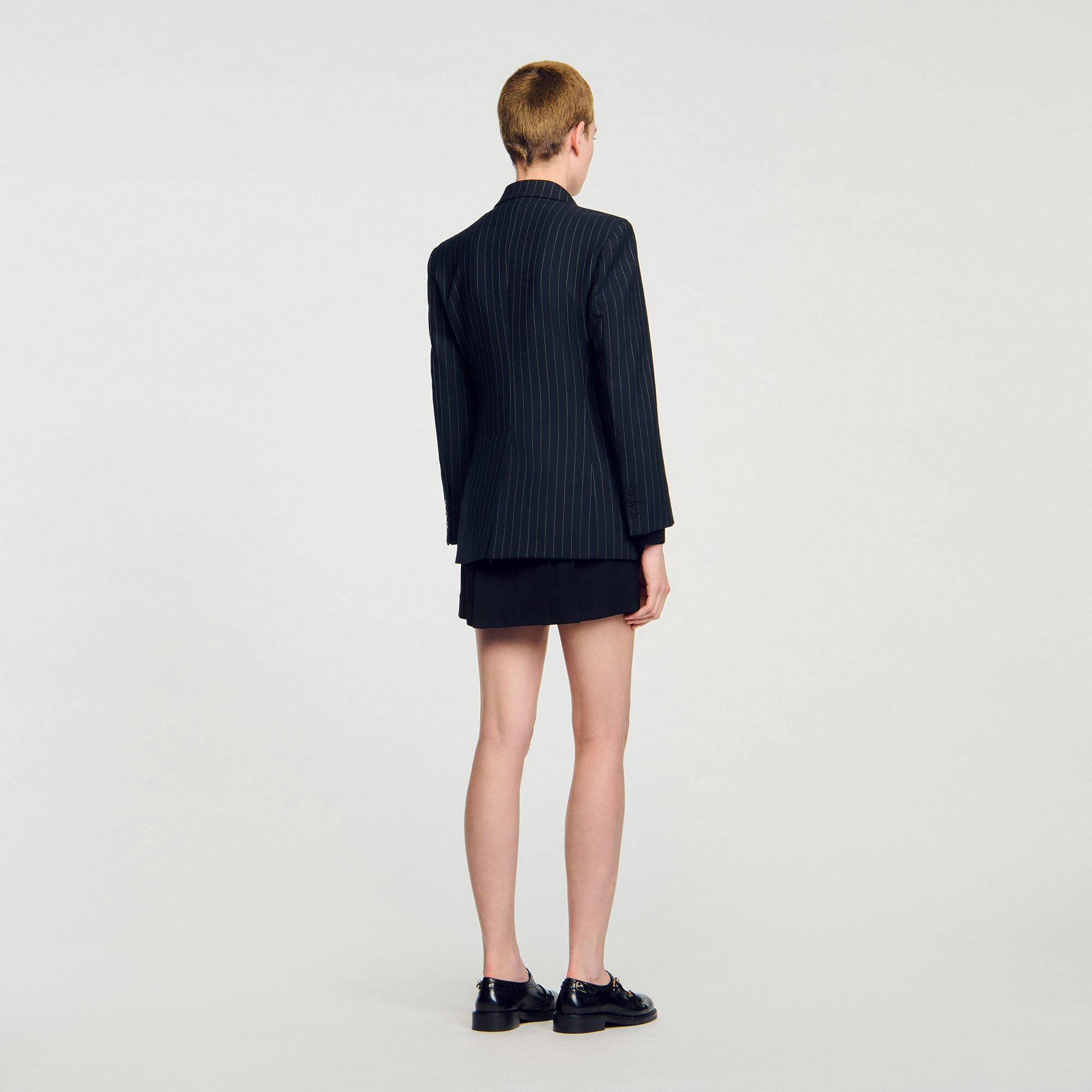 STRIPED SUIT JACKET - 5