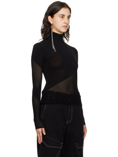 Dion Lee Black Helix Sweater outlook