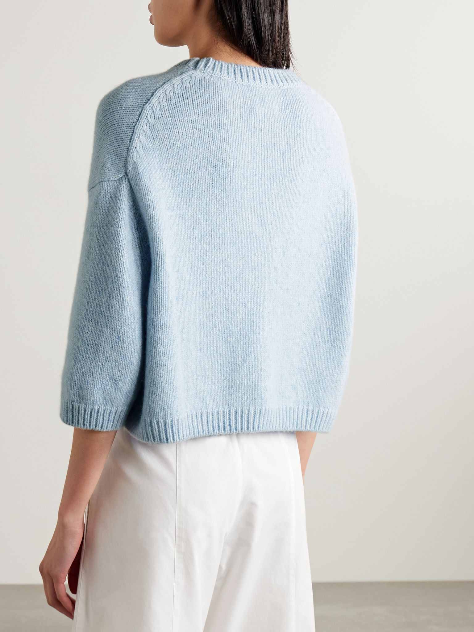 Sabina cashmere sweater Light blue - 3