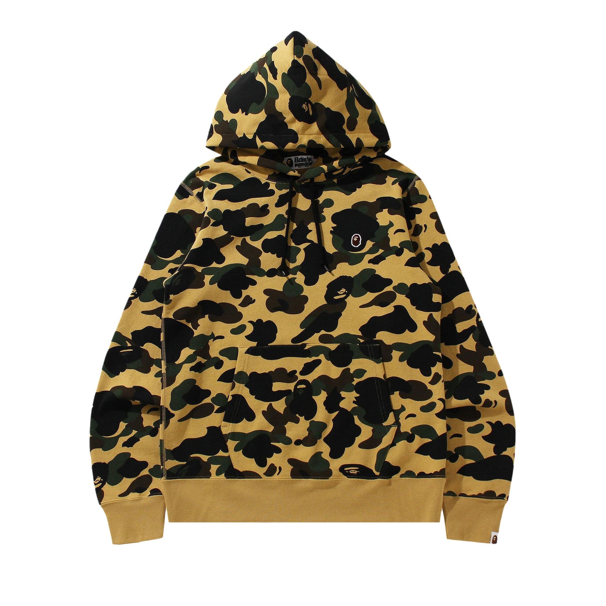 BAPE One Point Pullover Hoodie 'Yellow' - 1