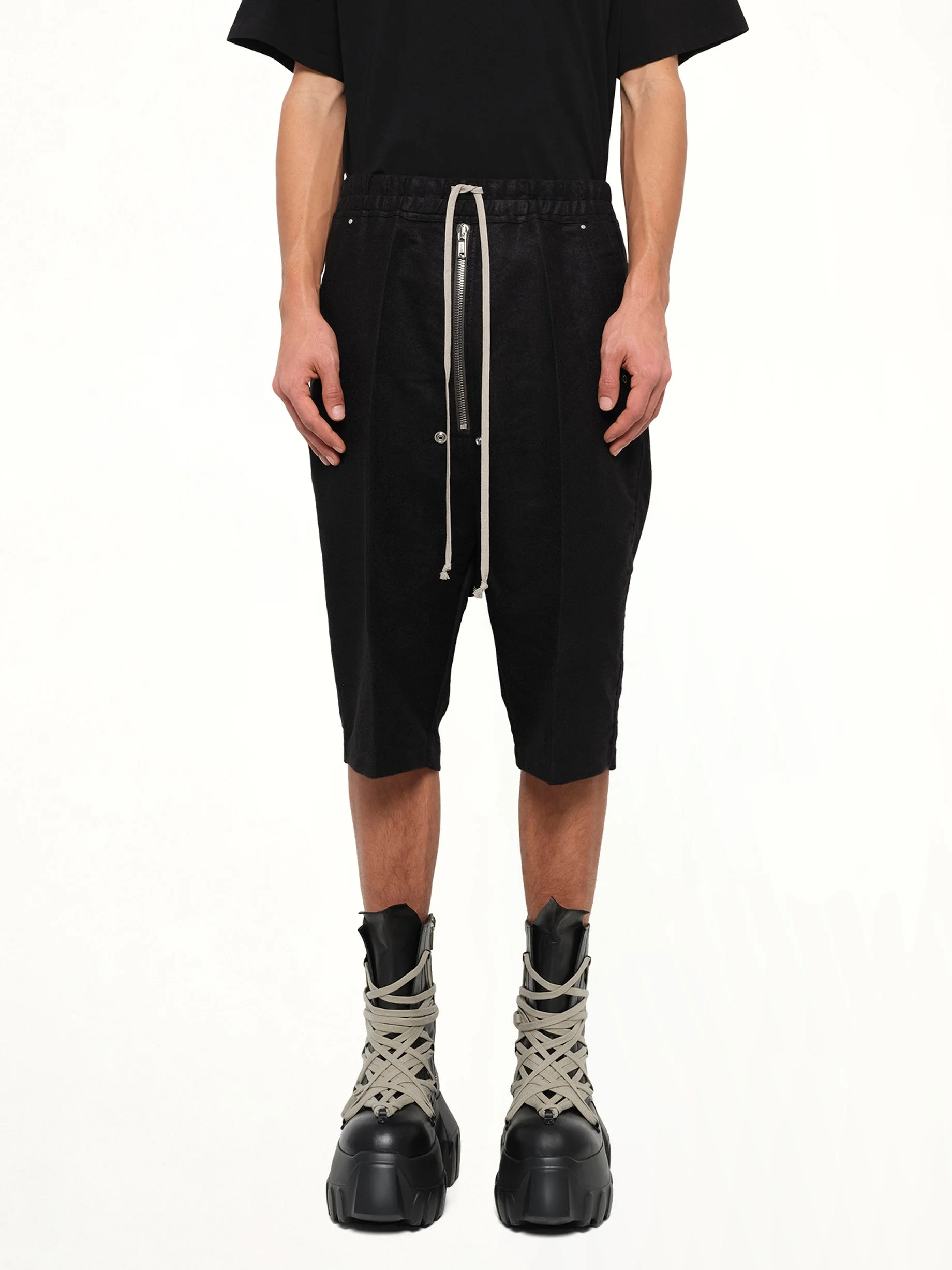 Moleskin Bela Pods in Black - 1