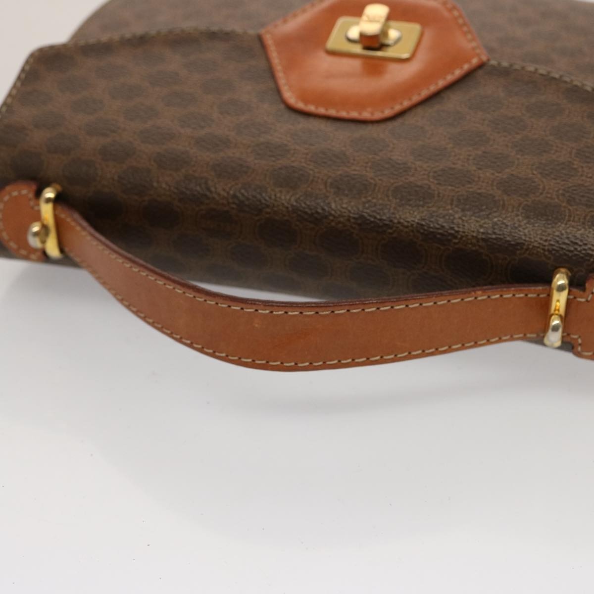 CELINE Macadam Canvas Hand Bag Pvc Brown - 7