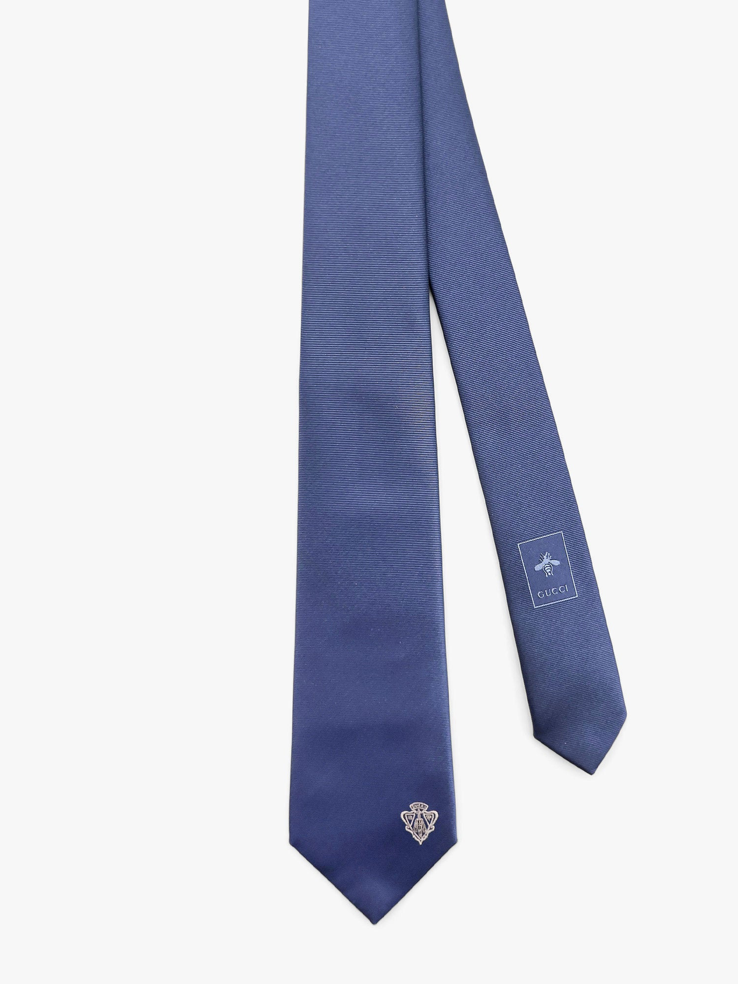 Gucci Silk Tie With Lord Detail - 2
