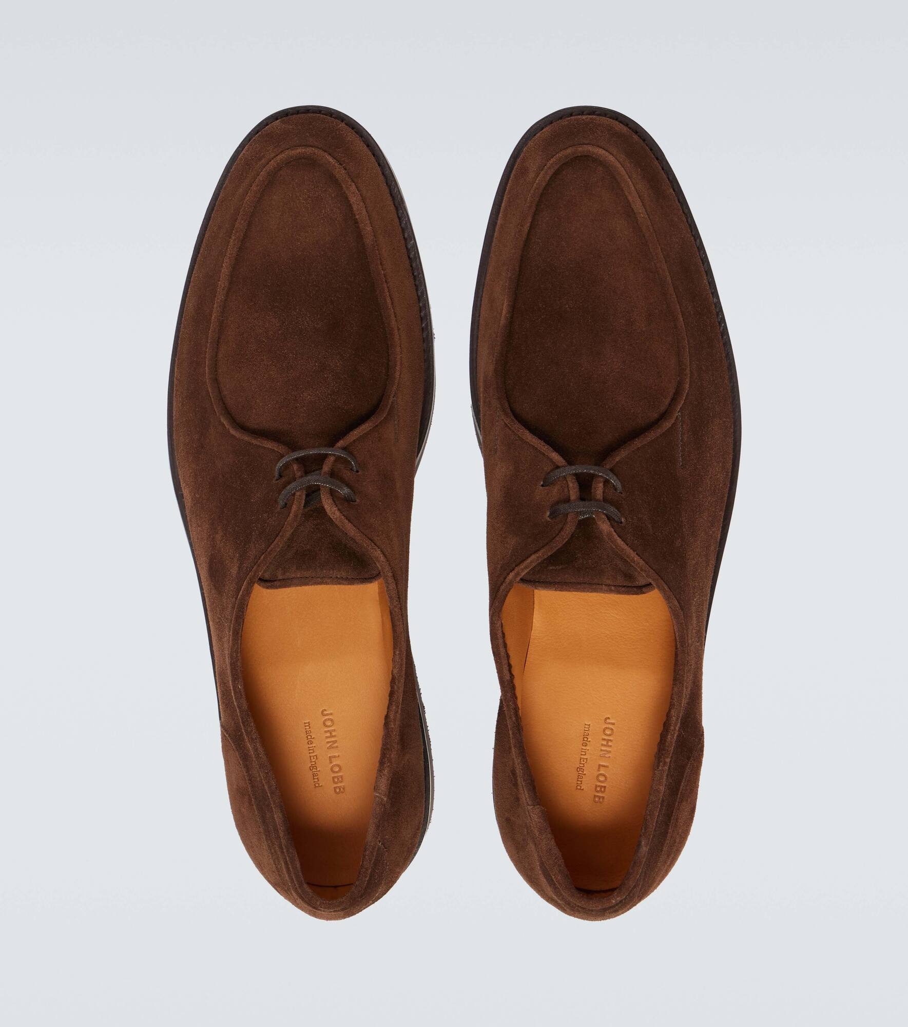 Smith suede Derby shoes - 4