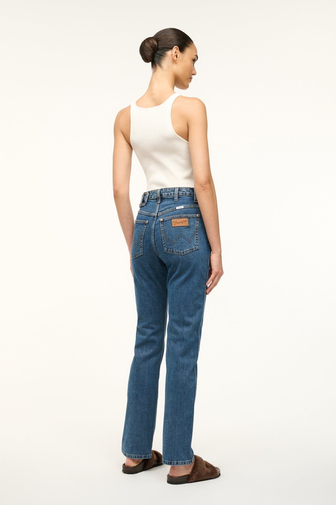 STAUD WRANGLER THE EVERYDAY JEAN INDIGO WASH - 4
