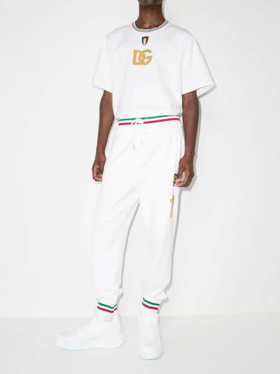 Dolce & Gabbana stripe-trim track pants outlook