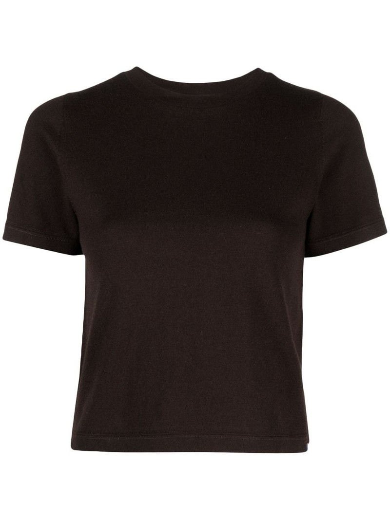cotton-cashmere blend T-Shirt 1