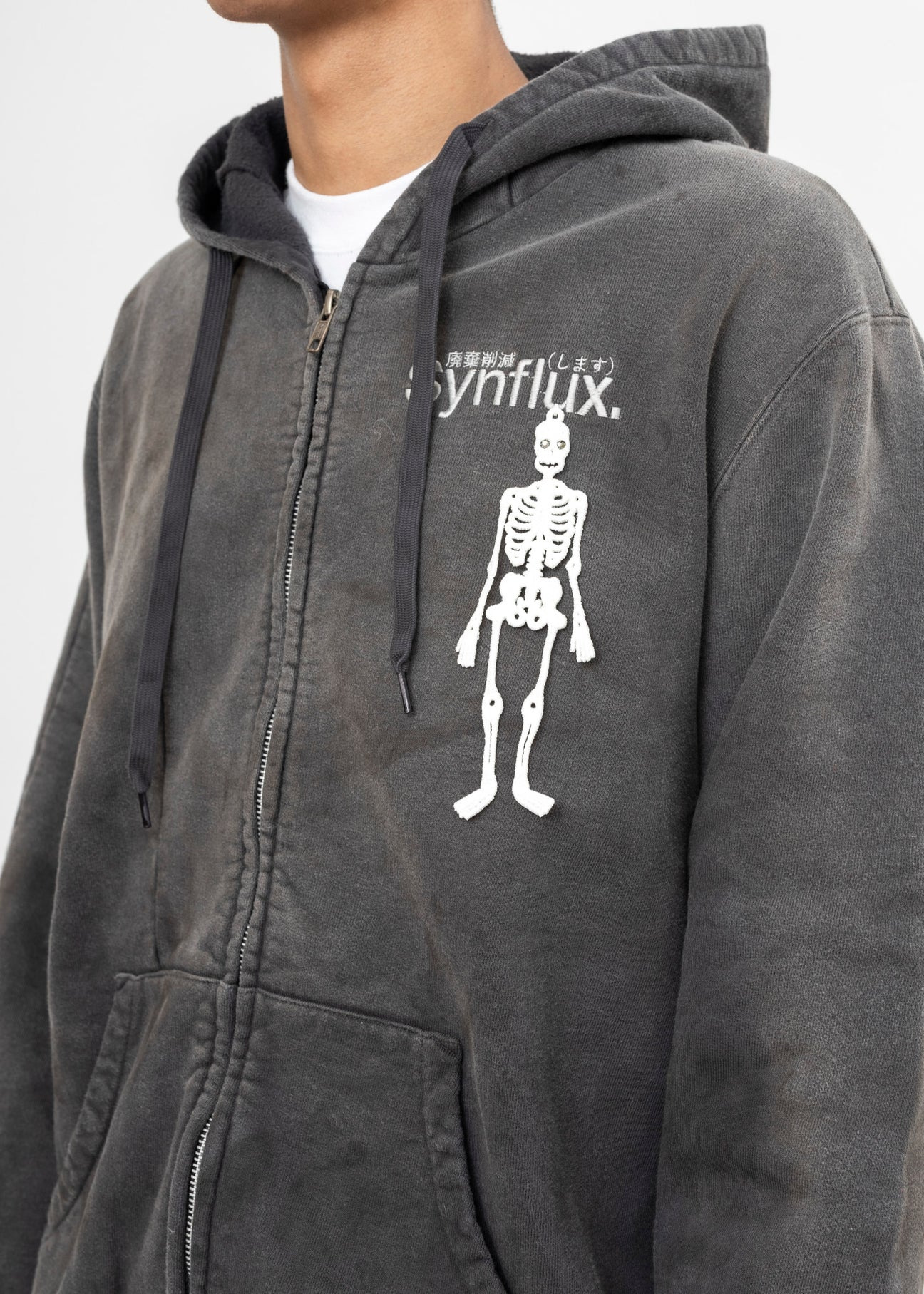 BLACK DOUBLET WASTE-REDUCING ALGORITHM HOODIE - 4