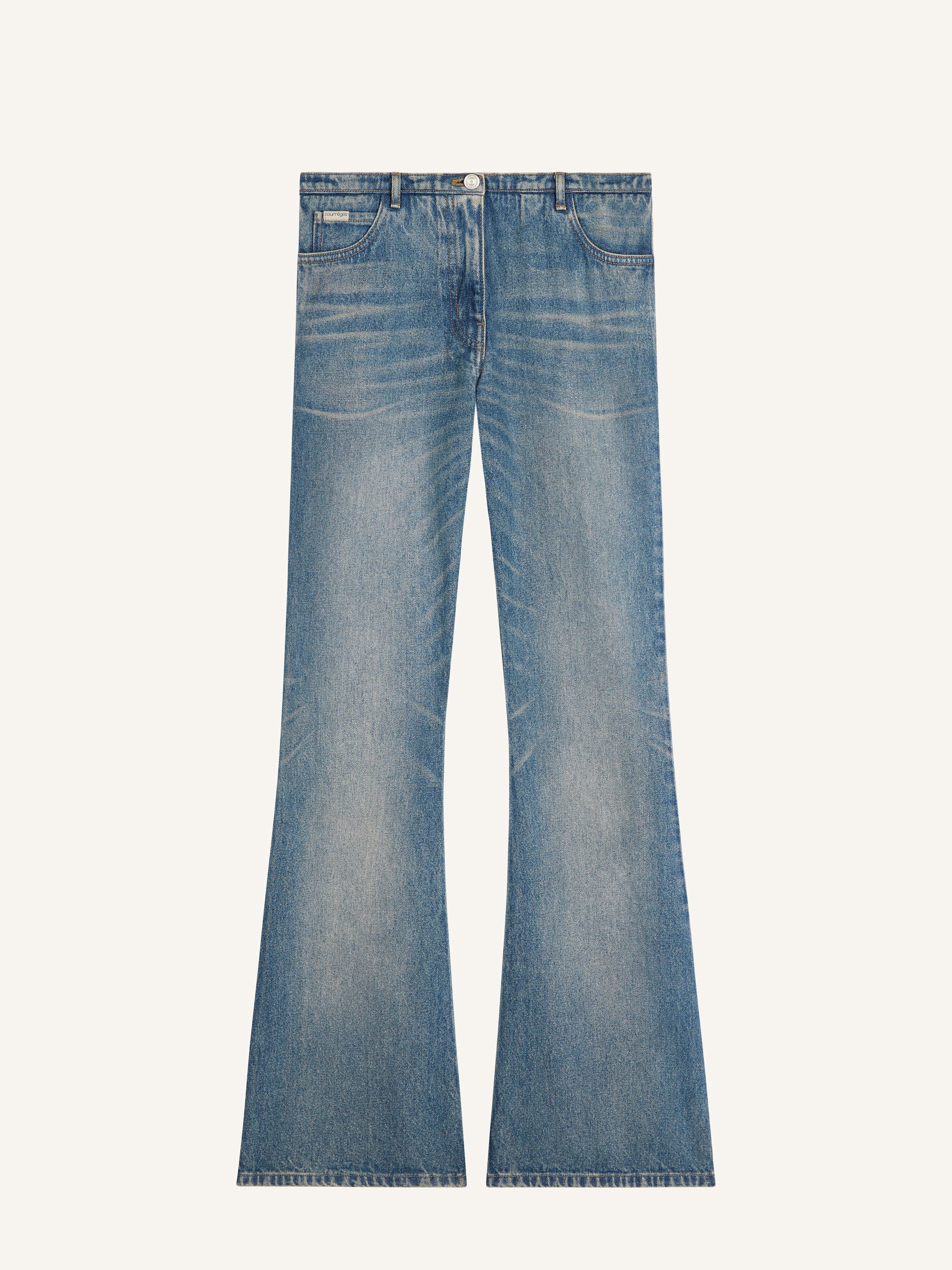 70'S DENIM BOOTCUT PANTS - 1