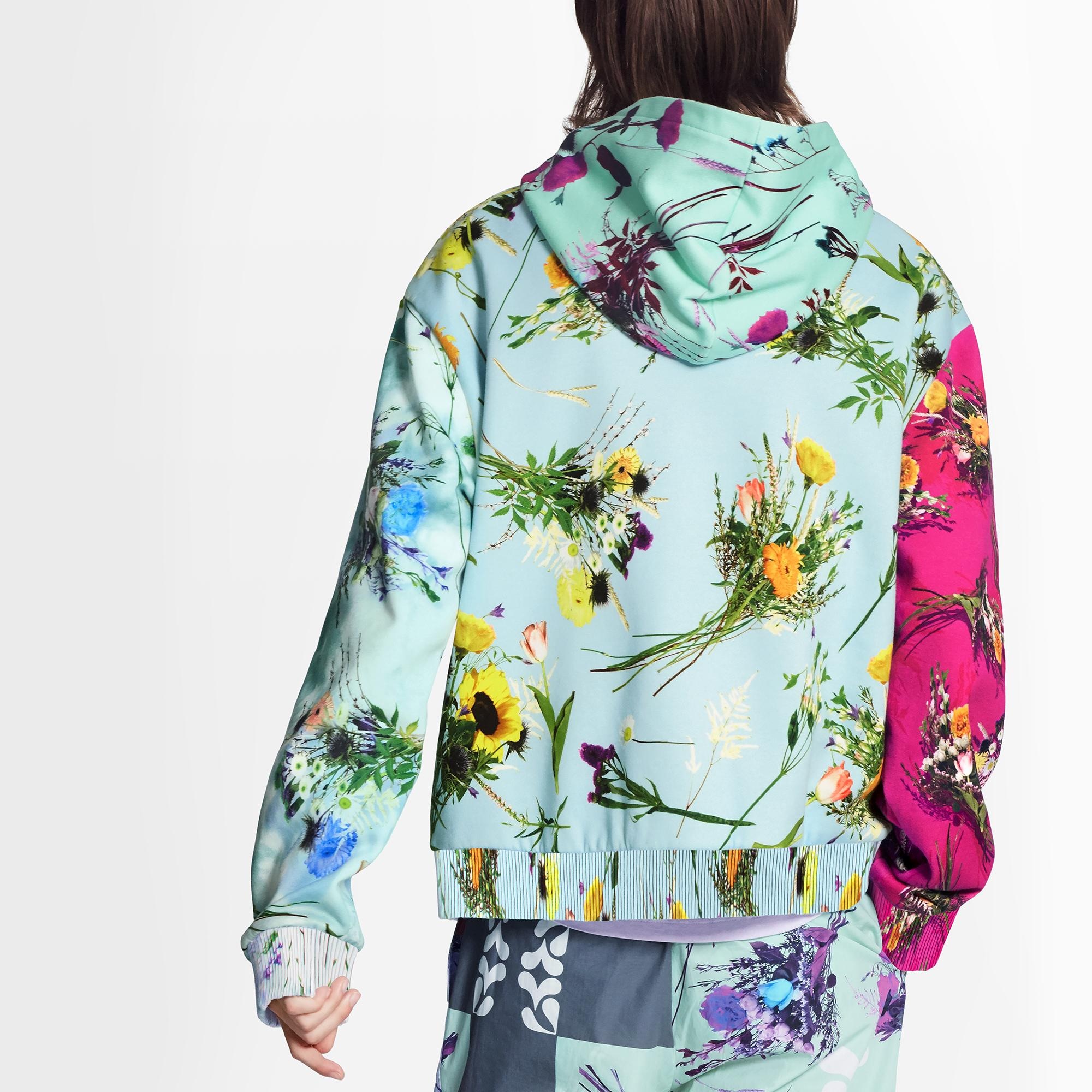 Printed Flowers Hoodie - 4