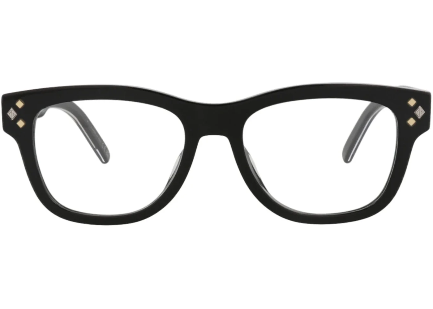 Dior Square-Frame Acetate Optical Frames Black Black Transparent (DM50062I-54-003) - 1