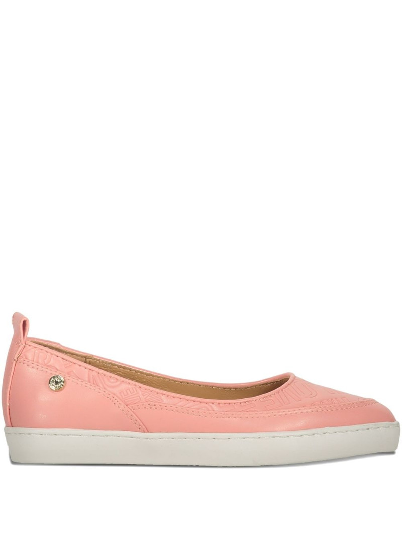 logo-plaque ballet flats 1