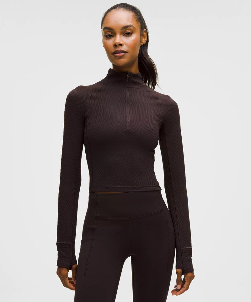 It's Rulu Cropped Half Zip 1