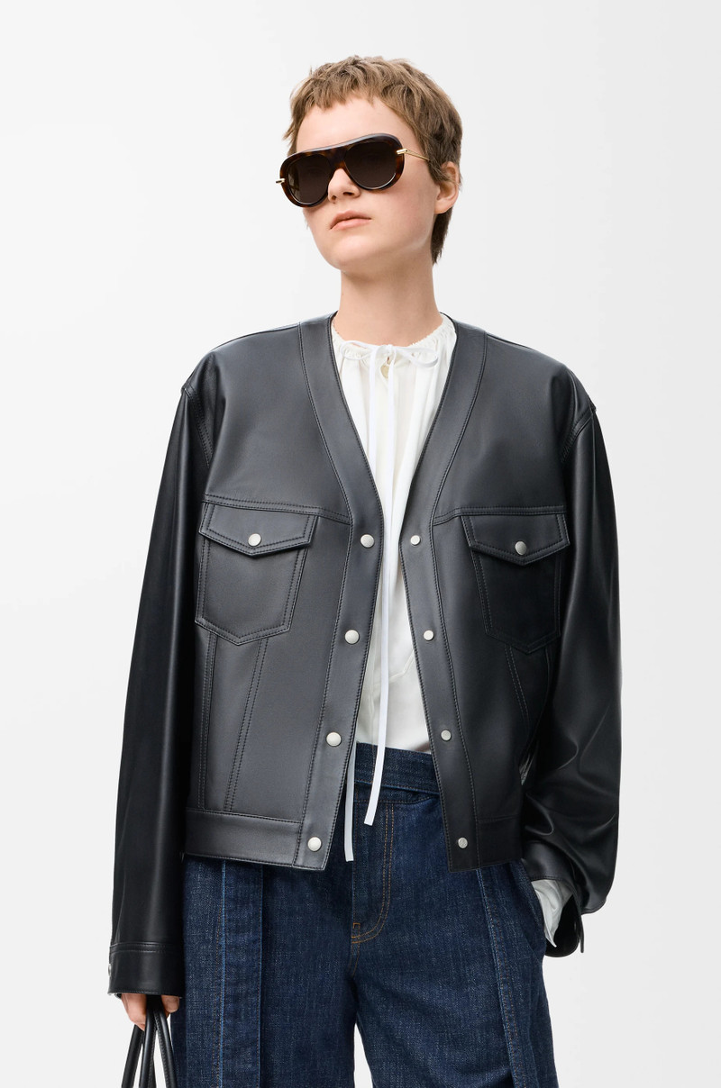 Cardigan in nappa lambskin 3