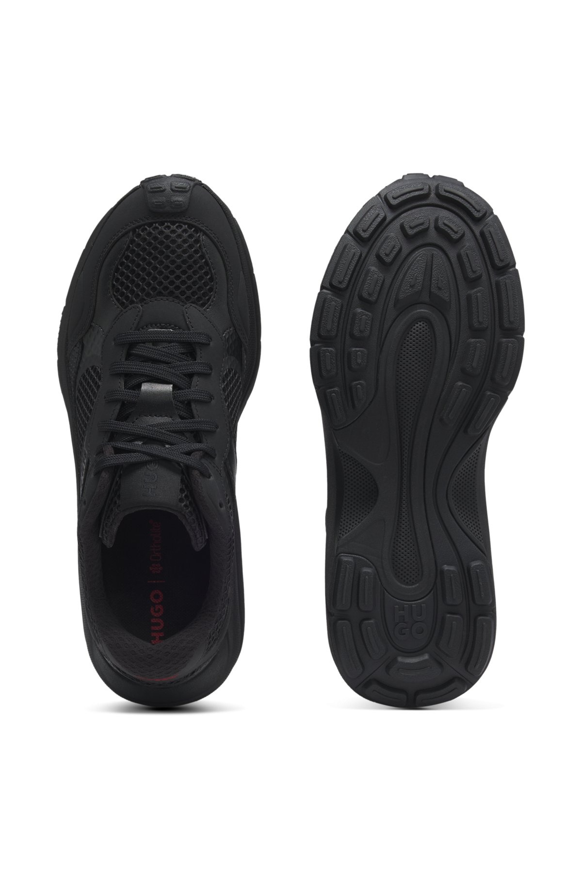 TRAINERS WITH MESH AND FAUX LEATHER - 4