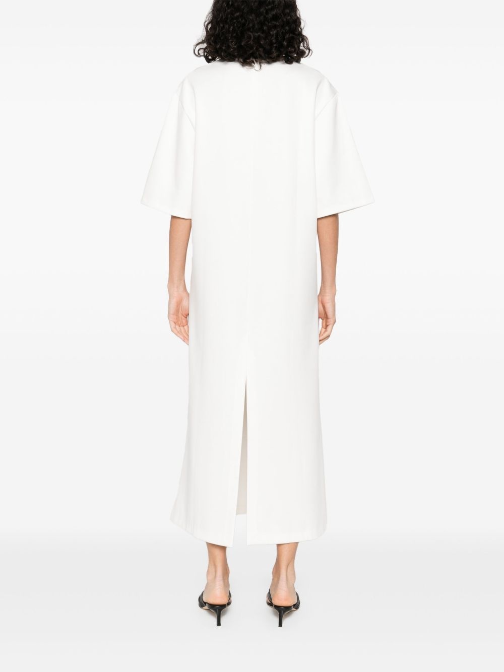 jersey midi dress - 4