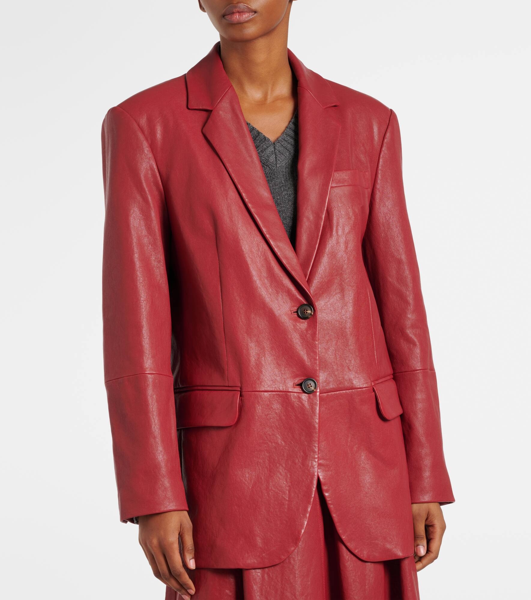 Leather Blazer - 6