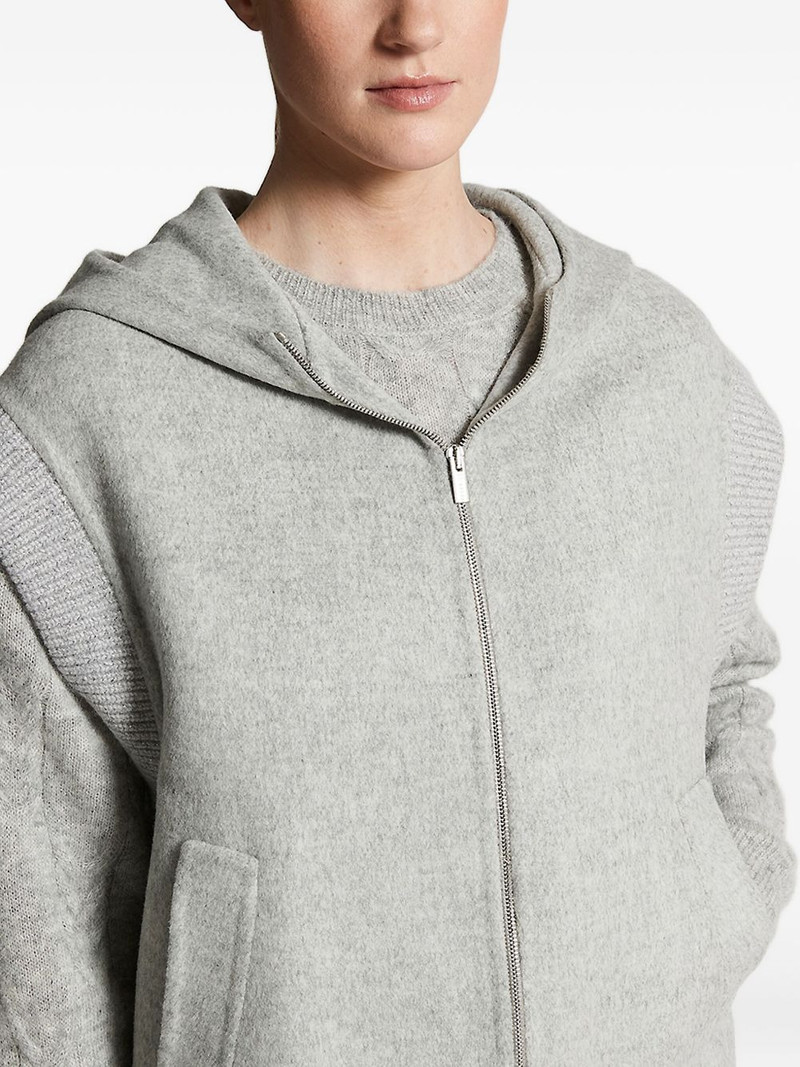 cable-knit hoodie 4