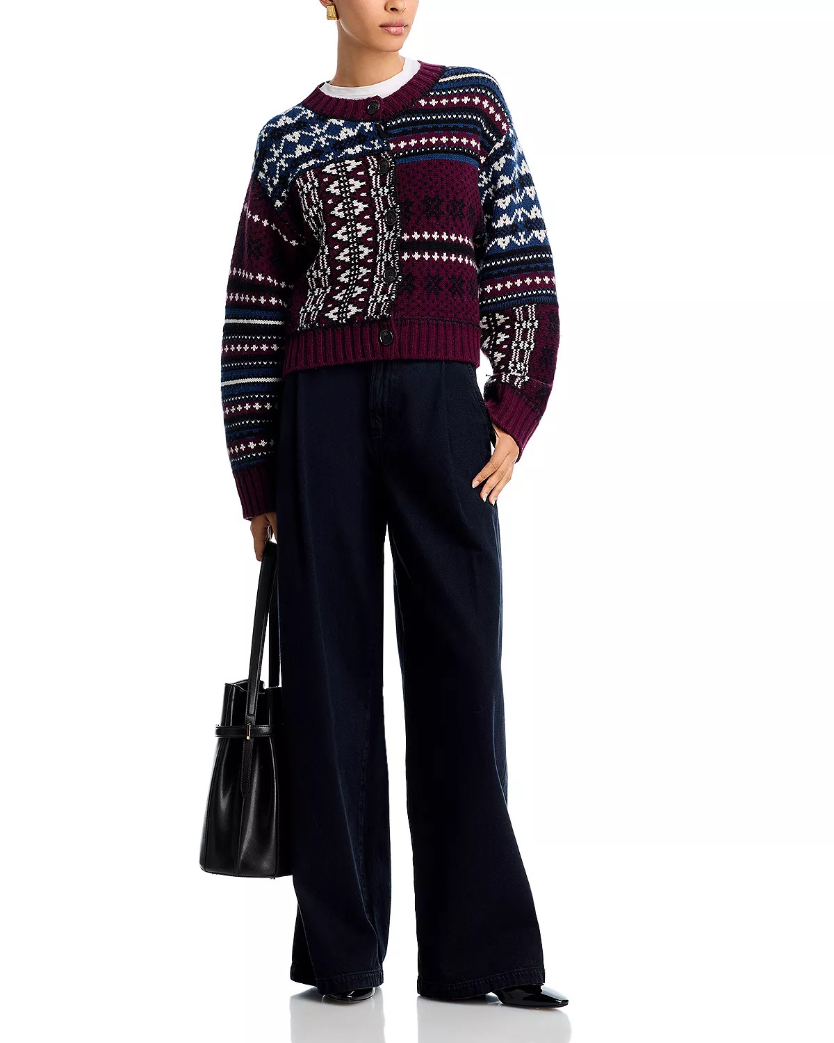 Linea Fair Isle Cardigan Sweater - 2