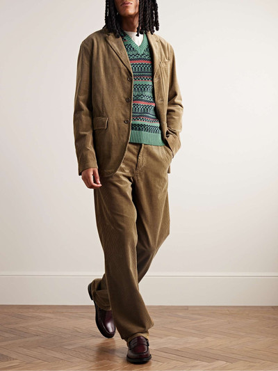 Aspesi Kuki Garment-Dyed Cotton-Corduroy Blazer outlook