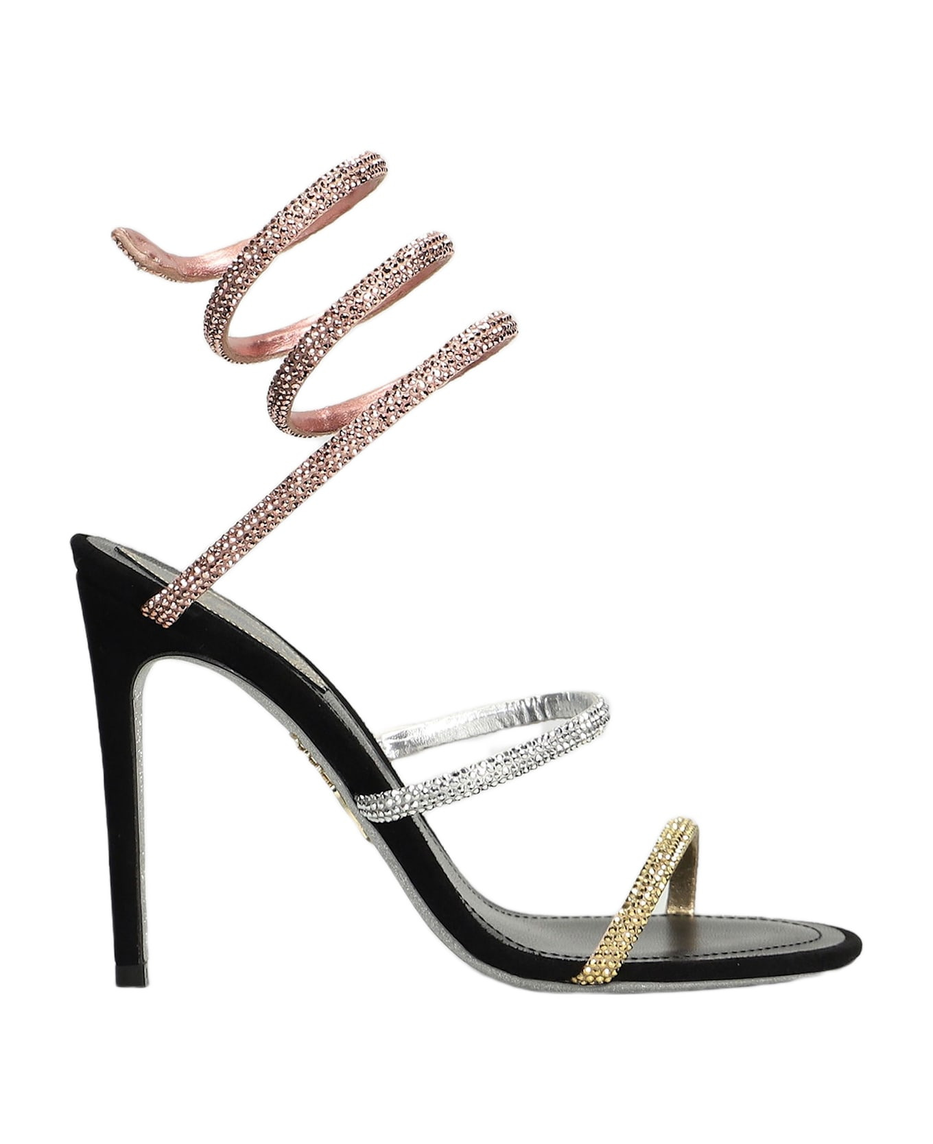 Trigold Sandals In Black Leather - 1