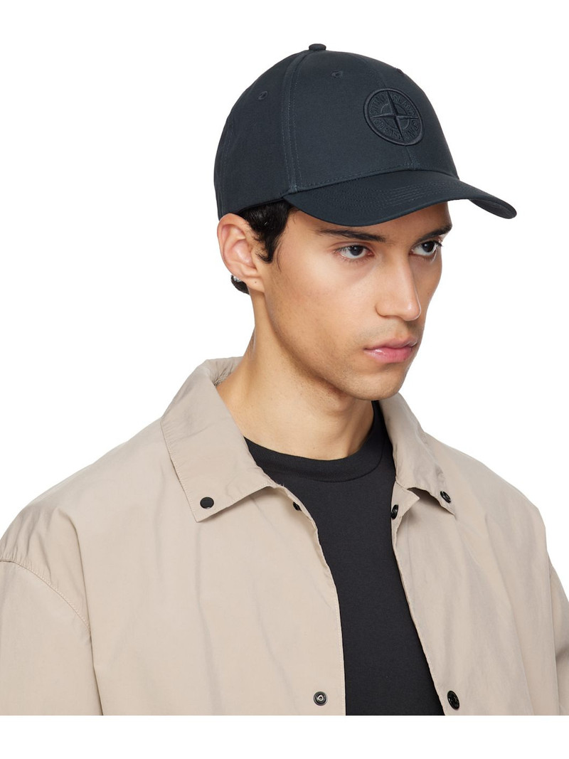 Stone Island Navy 9100013 Cotton Reps Cap outlook